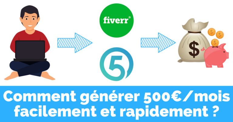 Vendre ses services en ligne: comment générer 500€ par mois rapidement ?